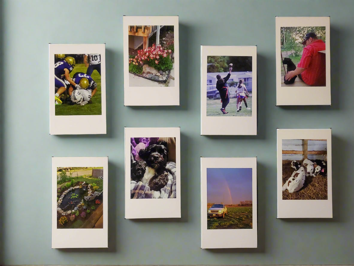 Custom Mini Polaroid Instax Style Photo Magnets