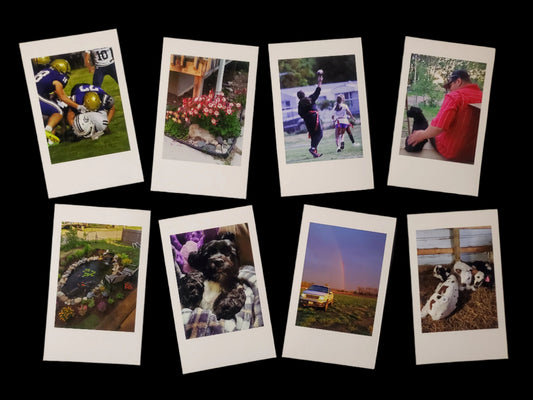 Custom Mini Polaroid Instax Style Photo Magnets